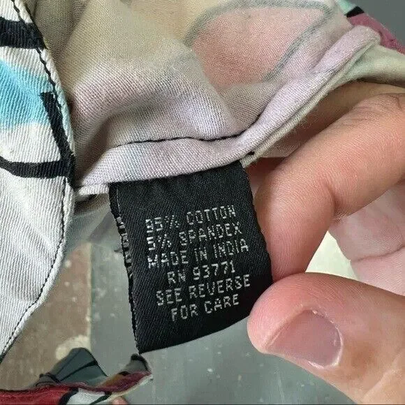 Vintage 90s mirror image surrealist multi colored patterned button up jacket - Picture 9 of 11